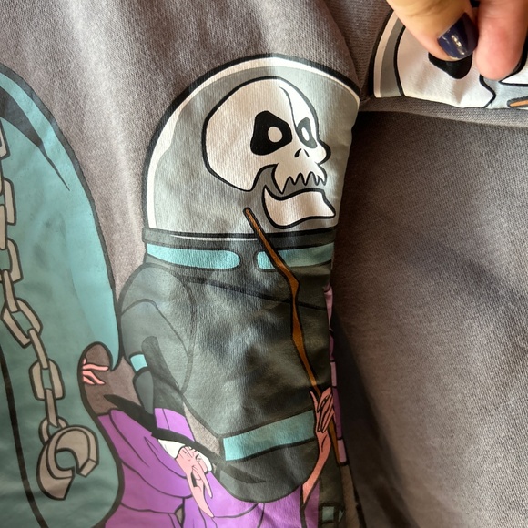 Hot Topic Scooby Doo Mystery Gang Jumbo Print Sweatshirt Pullover Unisex Small - Picture 10 of 16